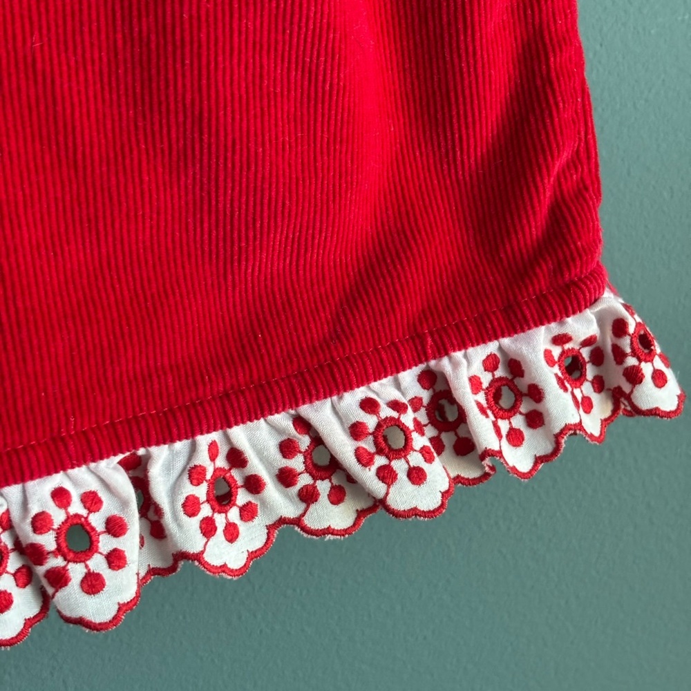 Hanna Andersson Red Corduroy Dress - Picture 4 of 12